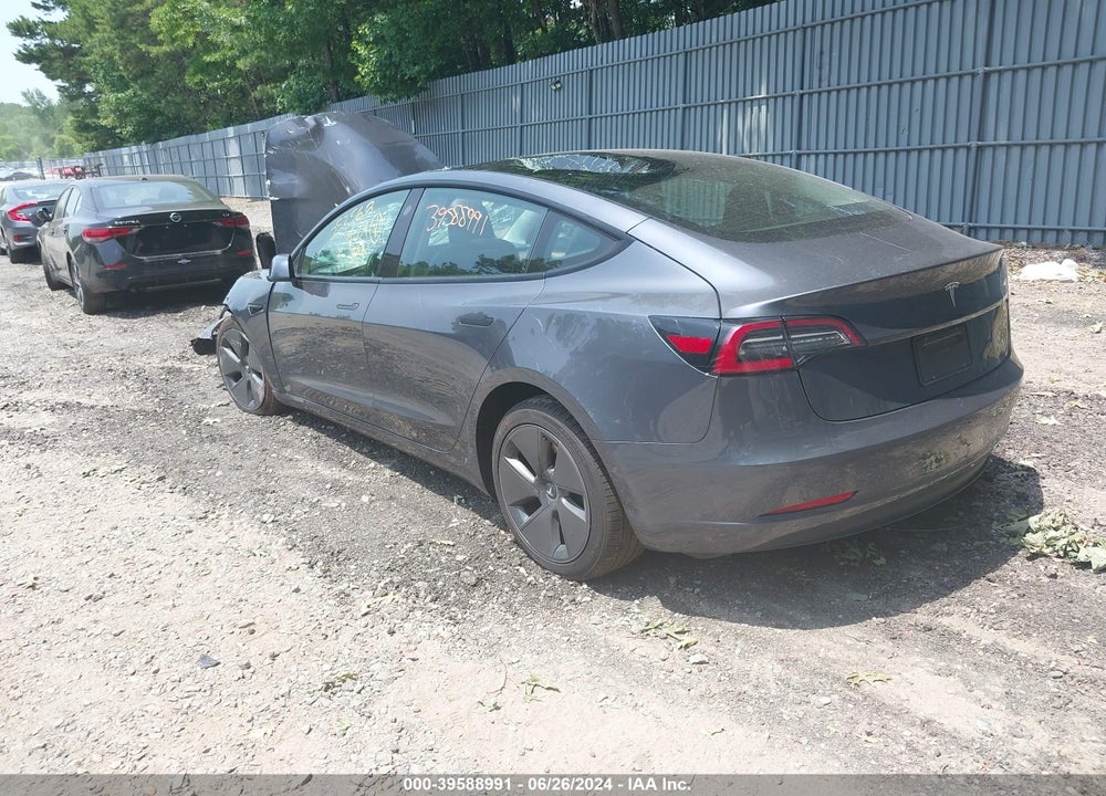 2022 TESLA MODEL 3 REAR-WHEEL DRIVE VIN: 5YJ3E1EA9NF339547