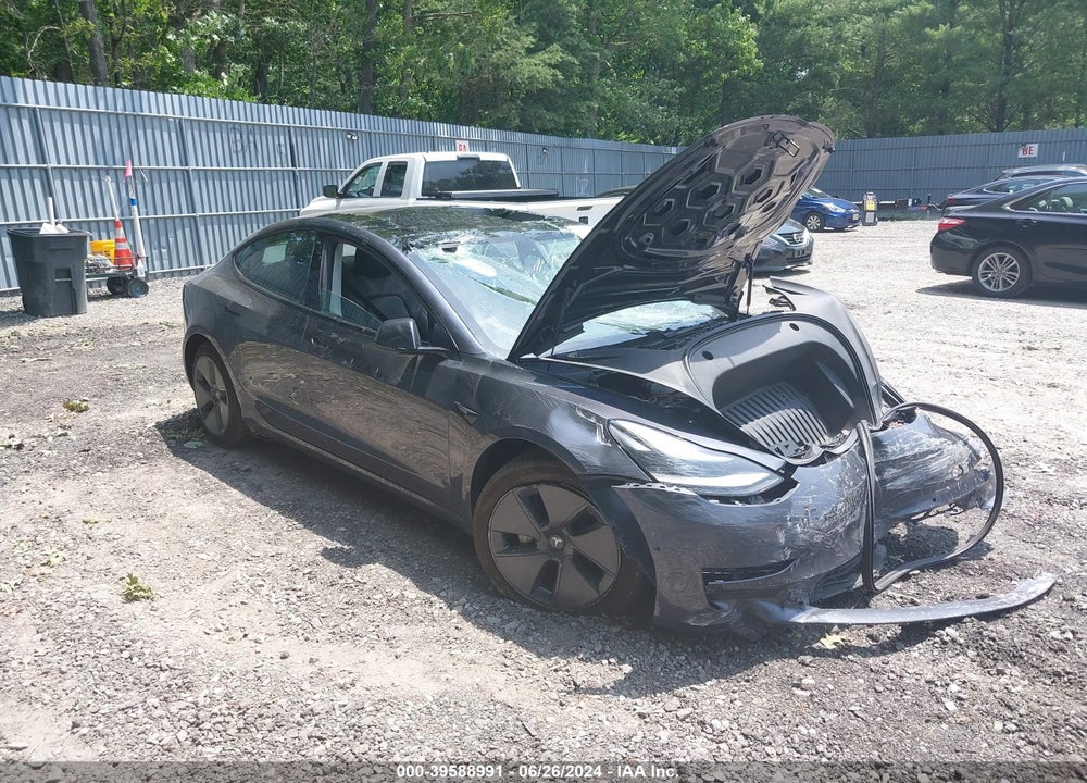 2022 TESLA MODEL 3 REAR-WHEEL DRIVE VIN: 5YJ3E1EA9NF339547