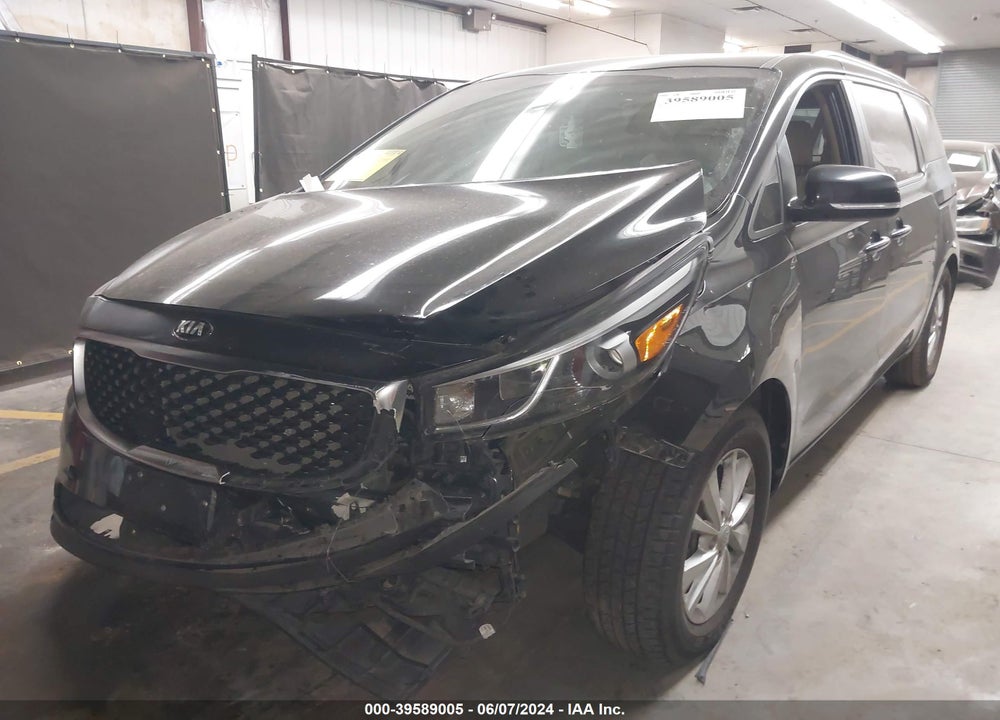 2016 KIA SEDONA LX VIN: KNDMB5C12G6178450