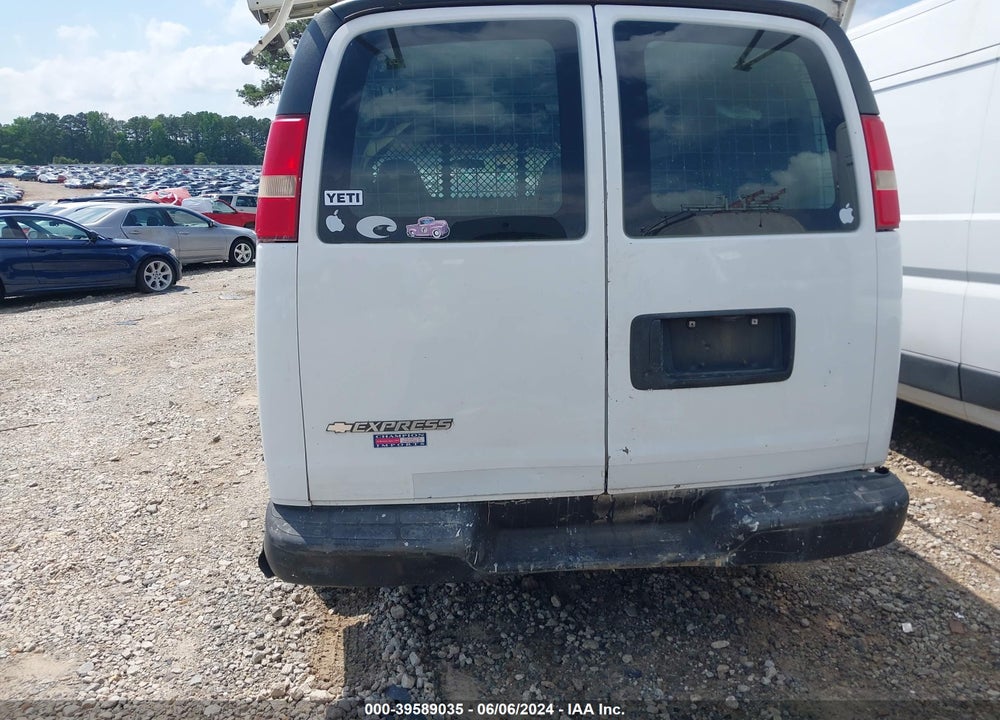 2008 CHEVROLET EXPRESS WORK VAN VIN: 1GCGG25C181217507
