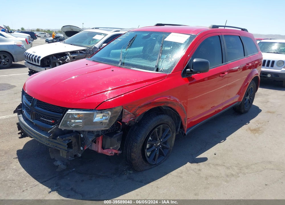 2020 DODGE JOURNEY SE VALUE VIN: 3C4PDCAB1LT280605