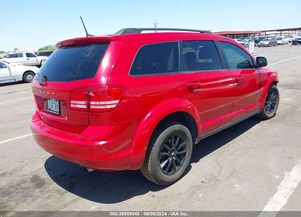 2020 DODGE JOURNEY SE VALUE VIN: 3C4PDCAB1LT280605
