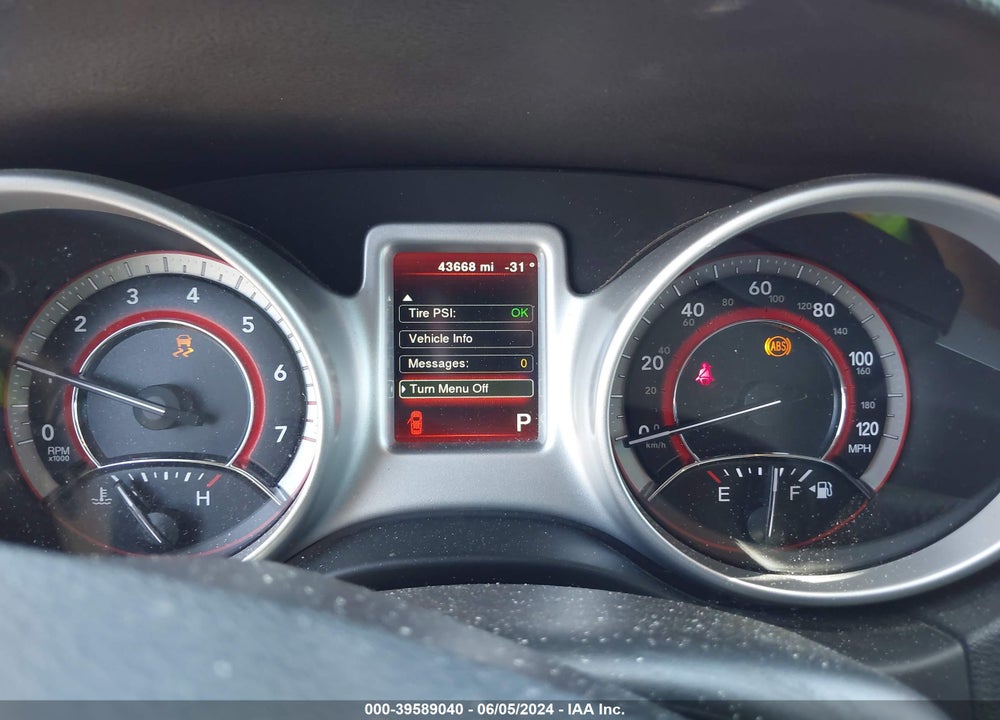 2020 DODGE JOURNEY SE VALUE VIN: 3C4PDCAB1LT280605