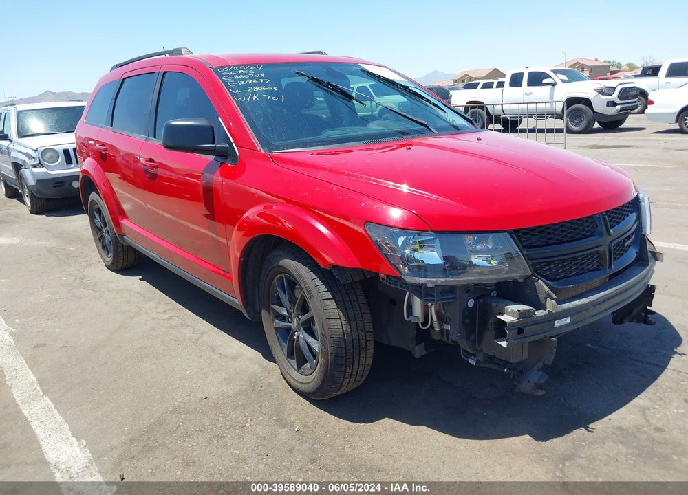 2020 DODGE JOURNEY SE VALUE VIN: 3C4PDCAB1LT280605
