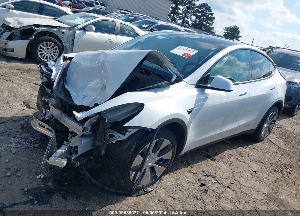 2021 TESLA MODEL Y LONG RANGE DUAL MOTOR ALL-WHEEL DRIVE VIN: 5YJYGDEE2MF255699