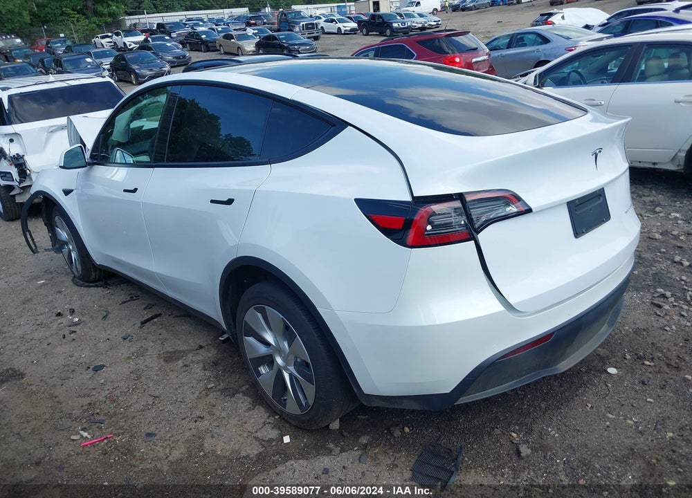 2021 TESLA MODEL Y LONG RANGE DUAL MOTOR ALL-WHEEL DRIVE VIN: 5YJYGDEE2MF255699