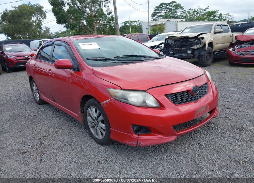 2010 TOYOTA COROLLA S VIN: 2T1BU4EE6AC398427