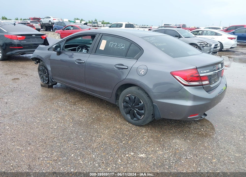 2014 HONDA CIVIC LX VIN: 19XFB2F58EE031532