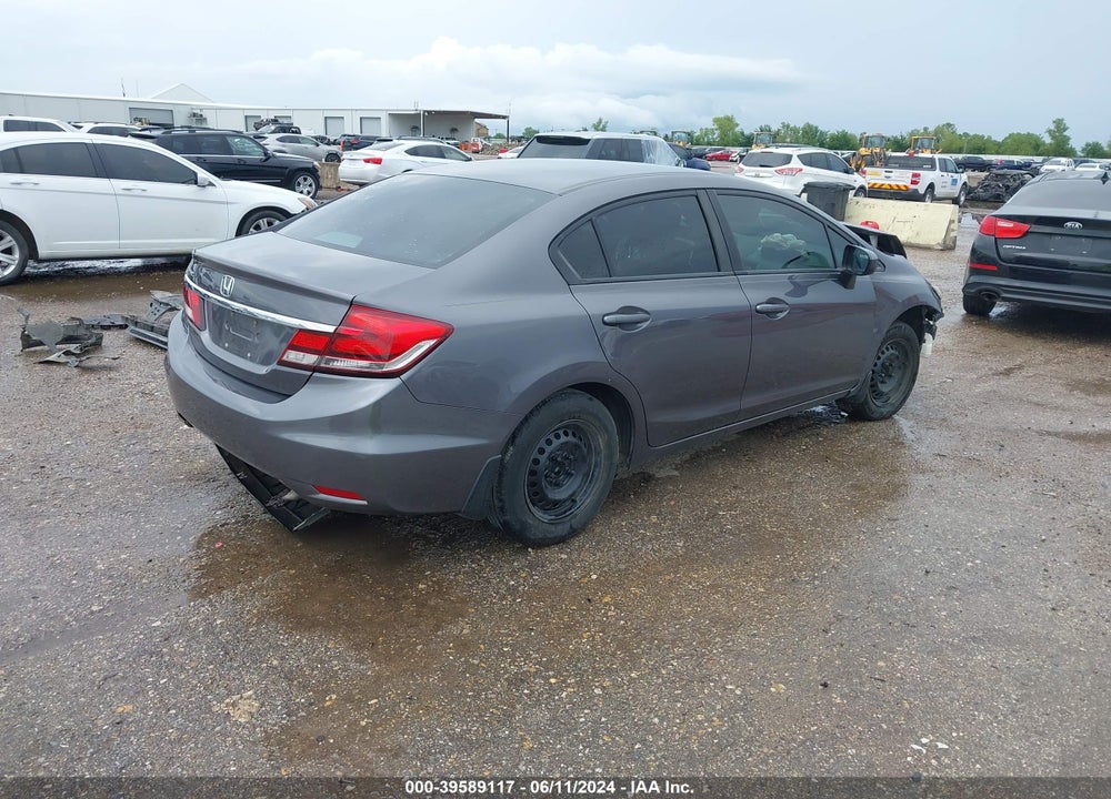 2014 HONDA CIVIC LX VIN: 19XFB2F58EE031532