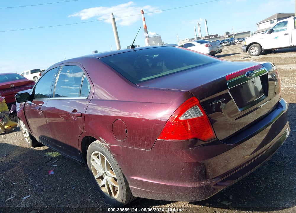 2011 FORD FUSION SEL VIN: 3FAHP0JA0BR279030