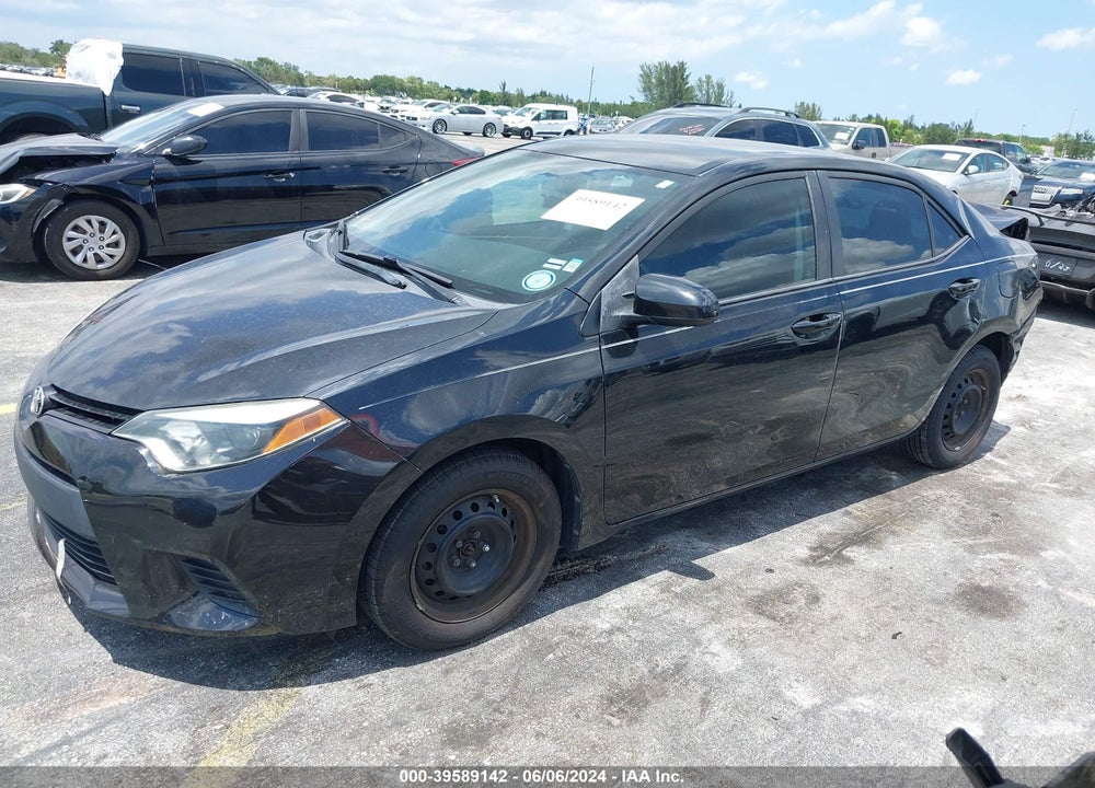 2015 TOYOTA COROLLA L VIN: 2T1BURHE3FC386347