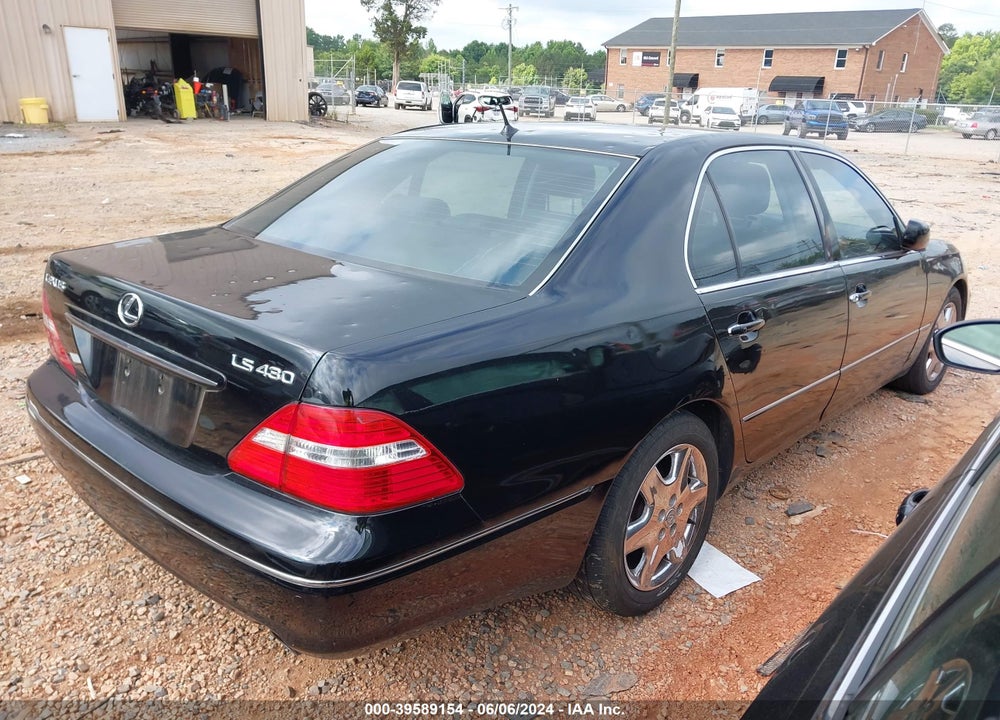 2004 LEXUS LS 430 VIN: JTHBN36F240161798