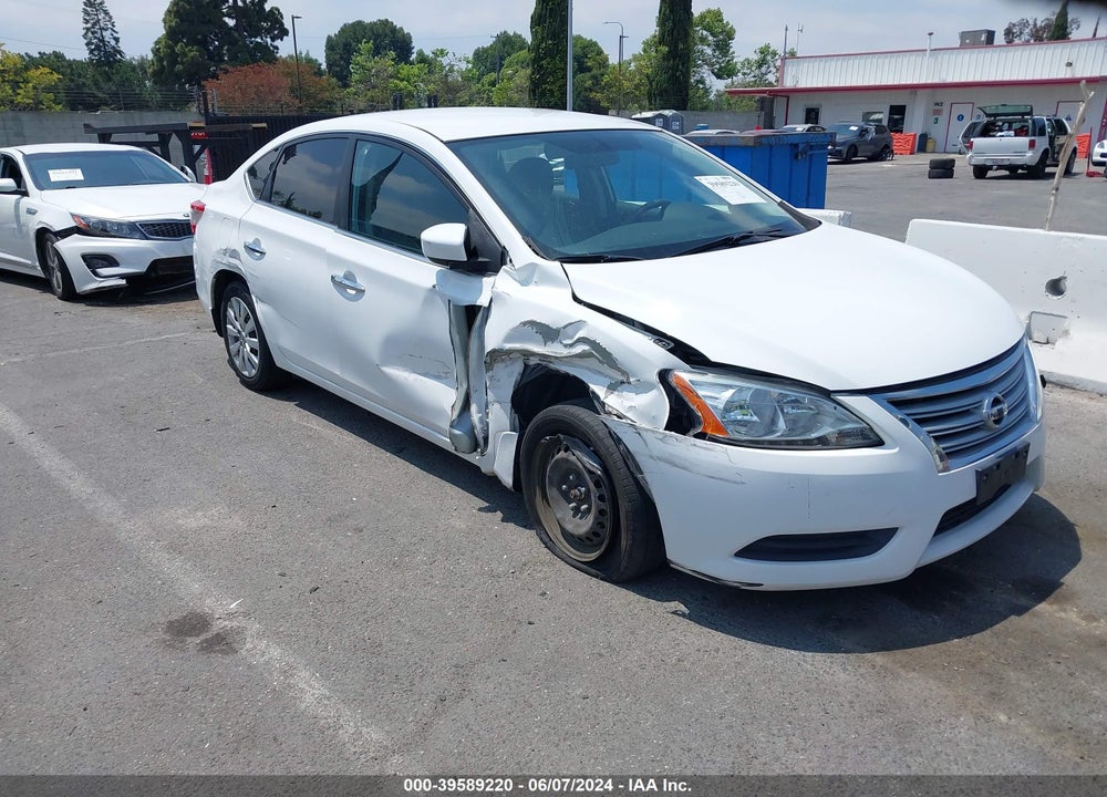 2015 NISSAN SENTRA SV VIN: 3N1AB7AP8FL696995