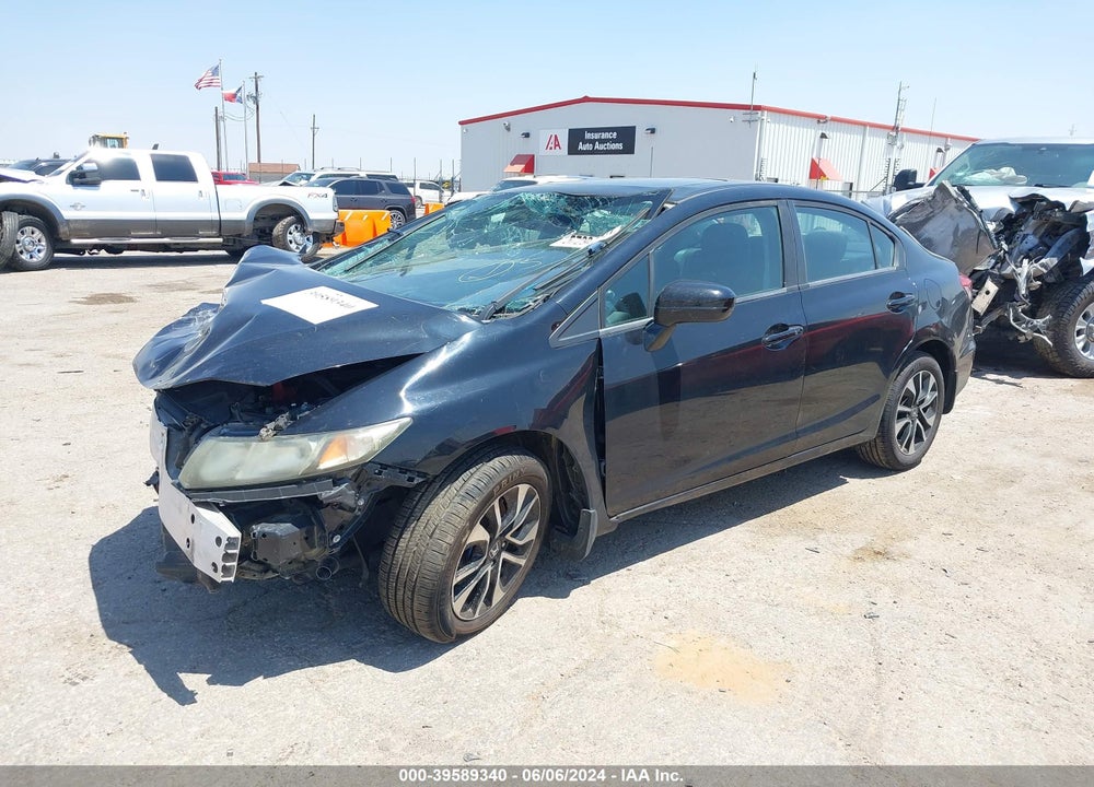 2014 HONDA CIVIC EX VIN: 19XFB2F87EE048946