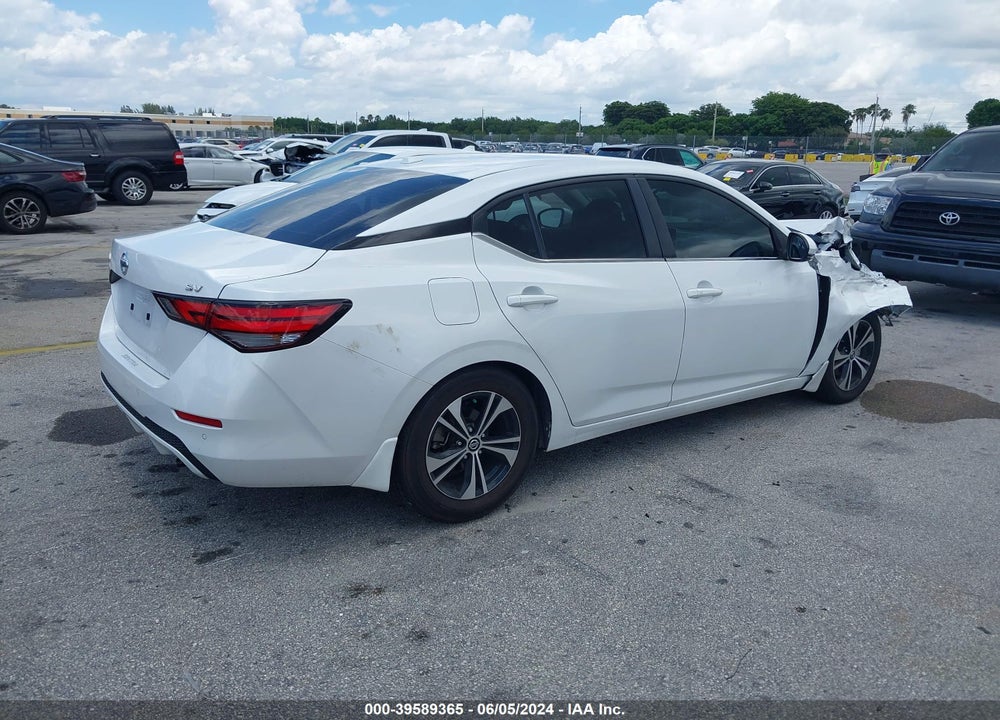 2020 NISSAN SENTRA SV XTRONIC CVT VIN: 3N1AB8CV2LY275807