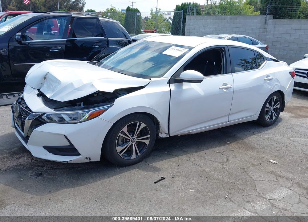 2020 NISSAN SENTRA SV XTRONIC CVT VIN: 3N1AB8CV3LY301542