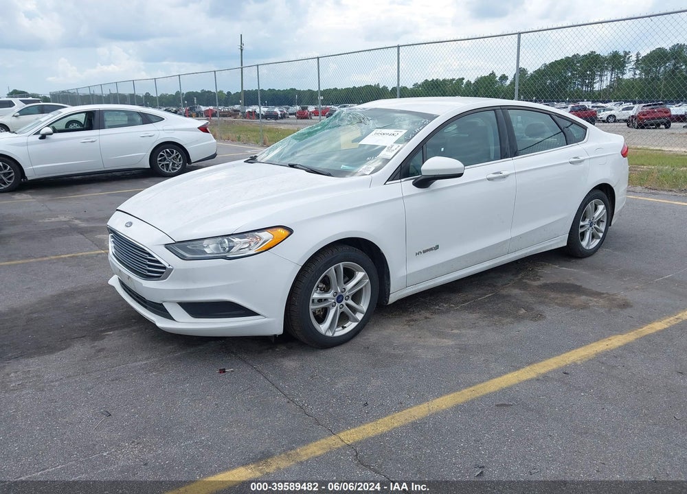 2018 FORD FUSION HYBRID S VIN: 3FA6P0UU3JR122829