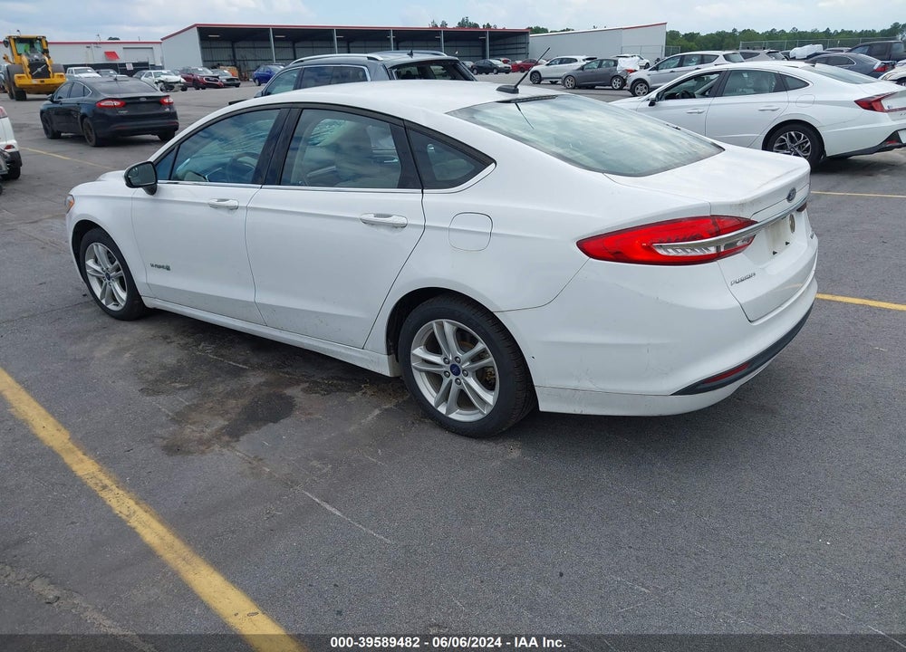 2018 FORD FUSION HYBRID S VIN: 3FA6P0UU3JR122829