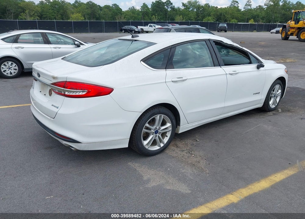 2018 FORD FUSION HYBRID S VIN: 3FA6P0UU3JR122829