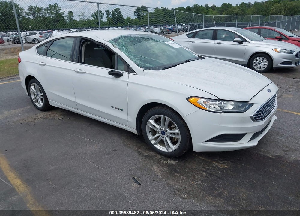2018 FORD FUSION HYBRID S VIN: 3FA6P0UU3JR122829