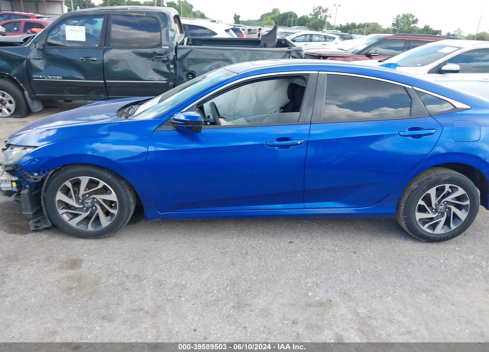2018 HONDA CIVIC EX VIN: 2HGFC2F7XJH552735