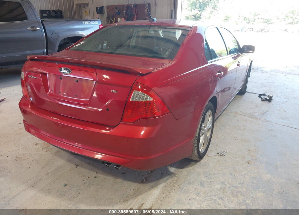 2012 FORD FUSION SE VIN: 3FAHP0HA7CR373638