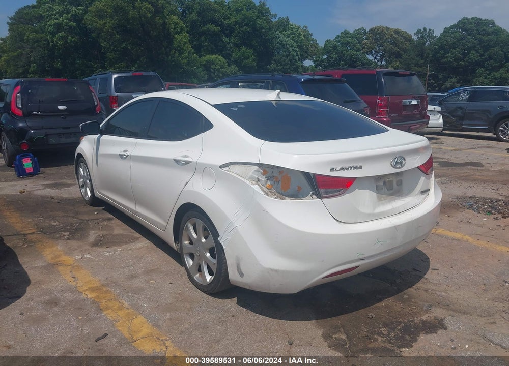 2013 HYUNDAI ELANTRA LIMITED VIN: 5NPDH4AE9DH294020