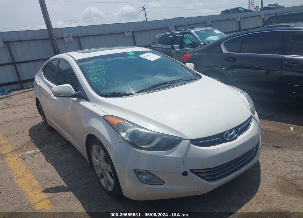 2013 HYUNDAI ELANTRA LIMITED VIN: 5NPDH4AE9DH294020