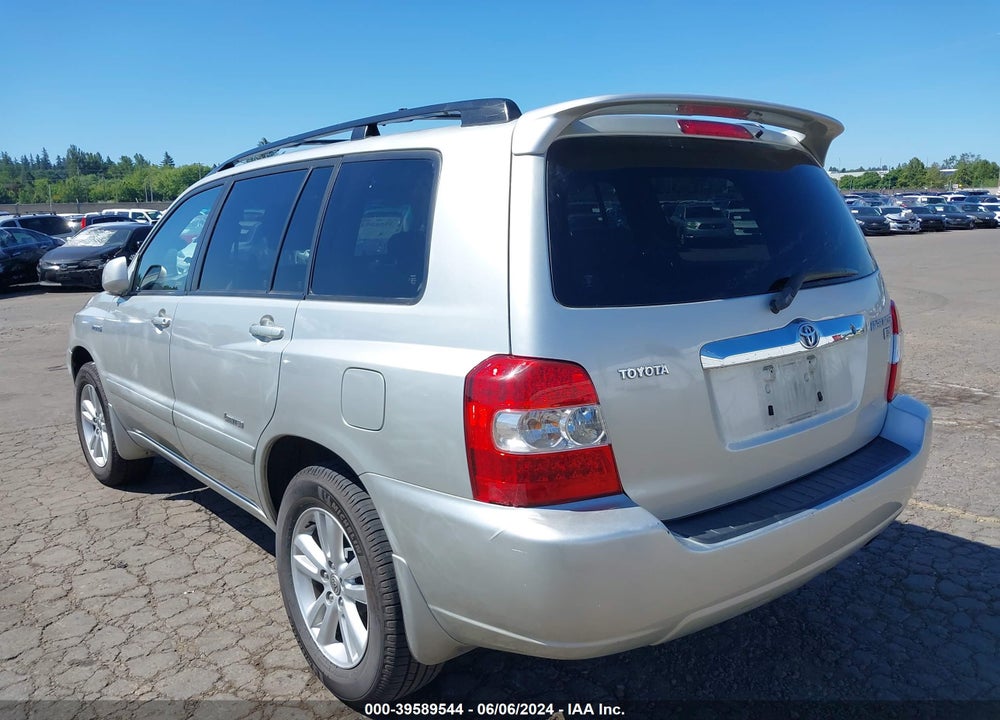 2007 TOYOTA HIGHLANDER HYBRID LIMITED V6 VIN: JTEDW21A170021318