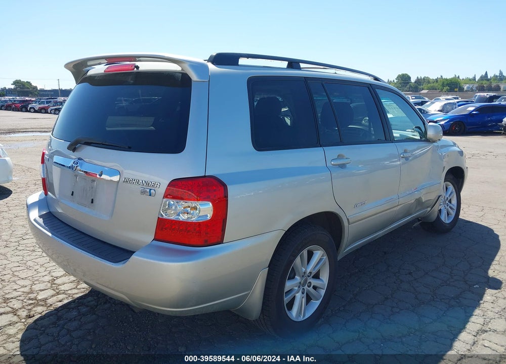 2007 TOYOTA HIGHLANDER HYBRID LIMITED V6 VIN: JTEDW21A170021318