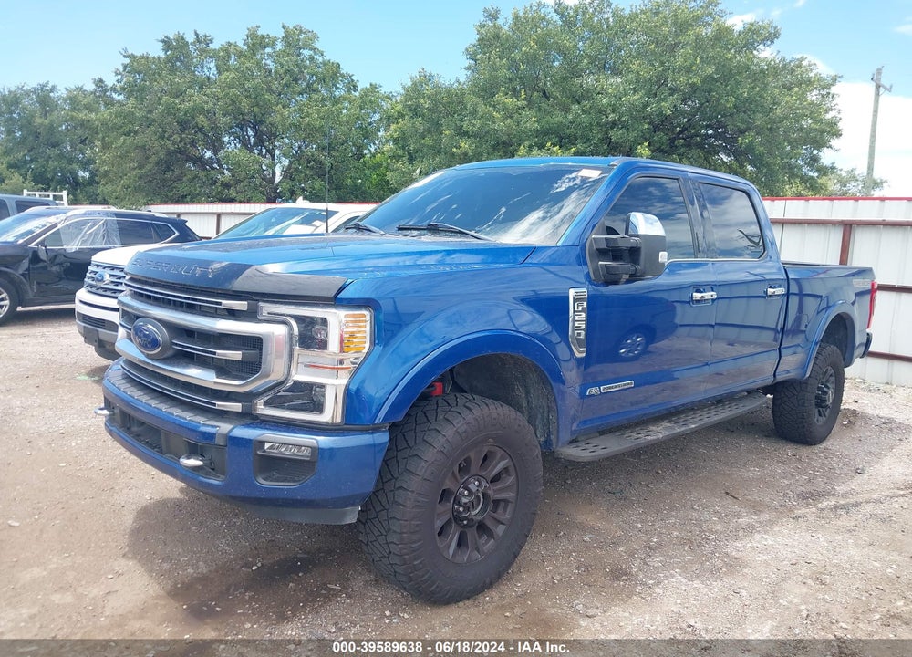 2022 FORD F-250 PLATINUM VIN: 1FT8W2BTXNEC86910