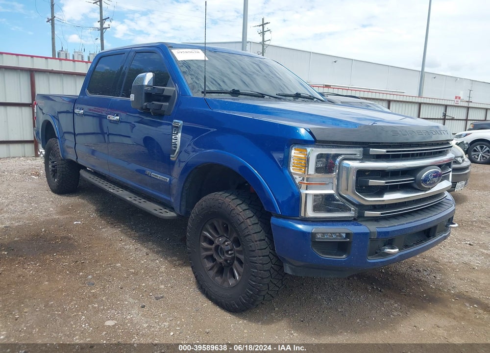 2022 FORD F-250 PLATINUM VIN: 1FT8W2BTXNEC86910