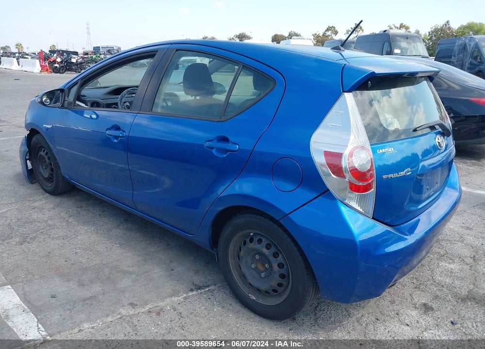 2012 TOYOTA PRIUS C TWO VIN: JTDKDTB36C1509207