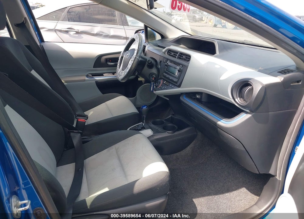 2012 TOYOTA PRIUS C TWO VIN: JTDKDTB36C1509207