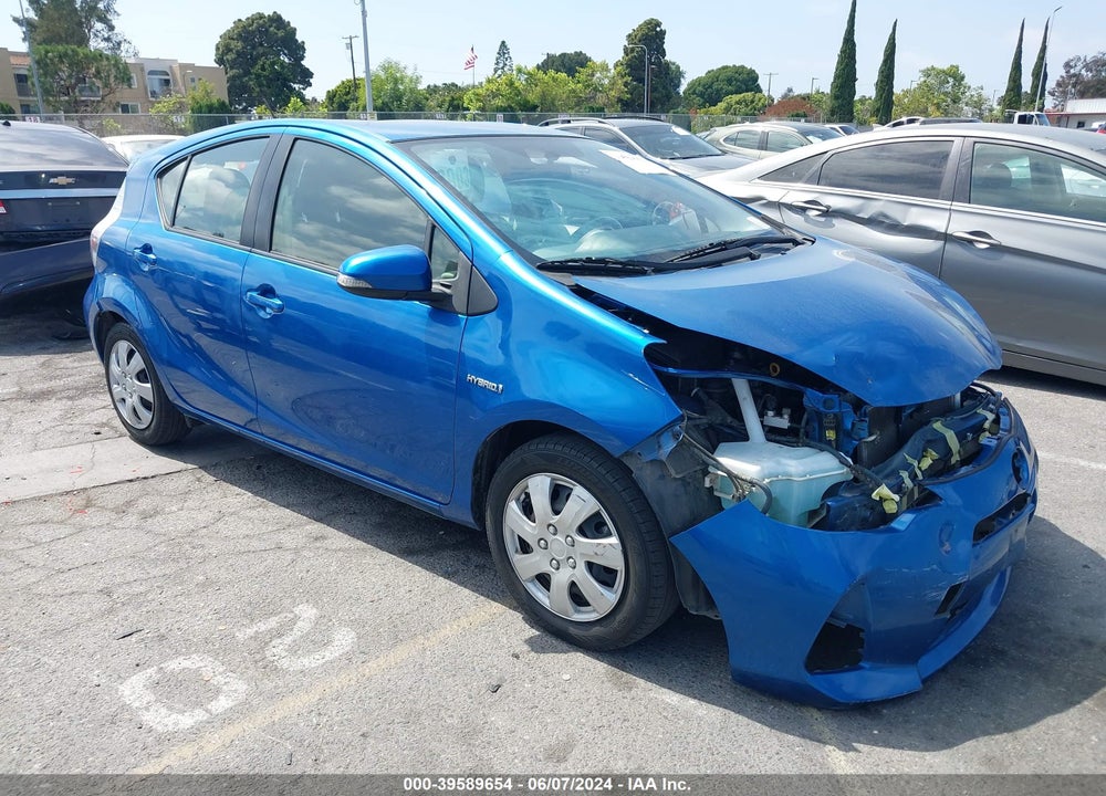 2012 TOYOTA PRIUS C TWO VIN: JTDKDTB36C1509207