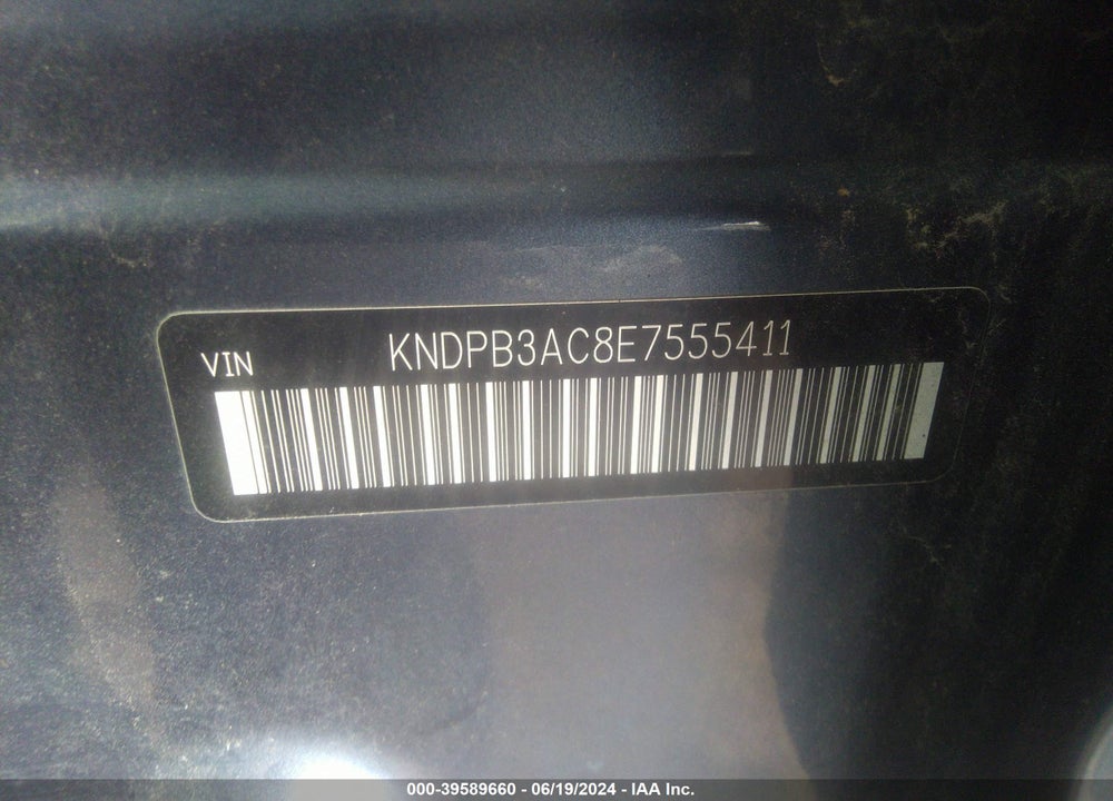 2014 KIA SPORTAGE LX VIN: KNDPB3AC8E7555411