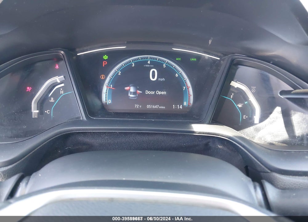 2020 HONDA CIVIC LX VIN: 19XFC2F64LE024533
