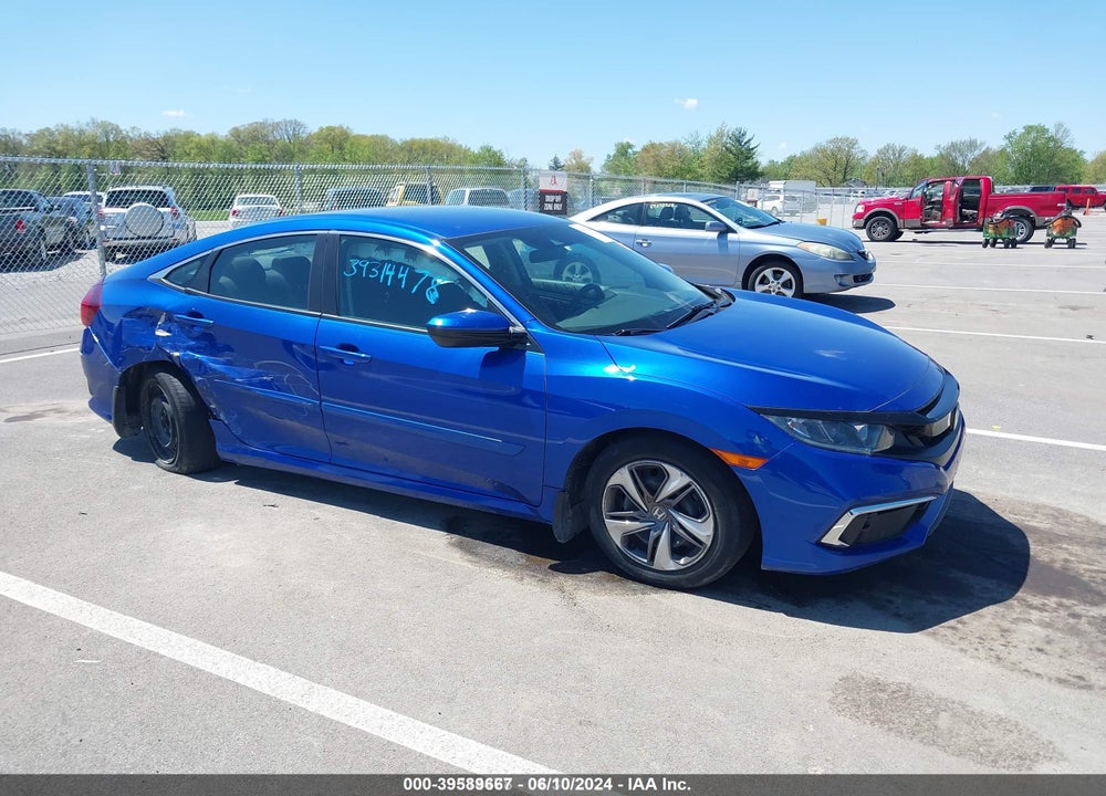 2020 HONDA CIVIC LX VIN: 19XFC2F64LE024533