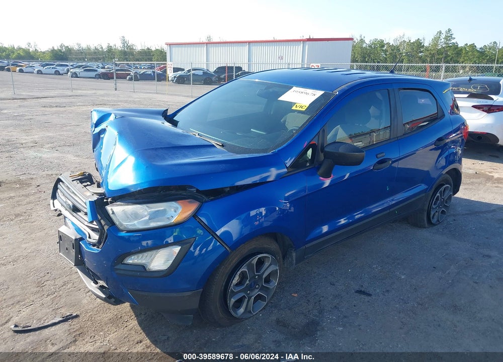 2019 FORD ECOSPORT S VIN: MAJ3S2FE9KC294625