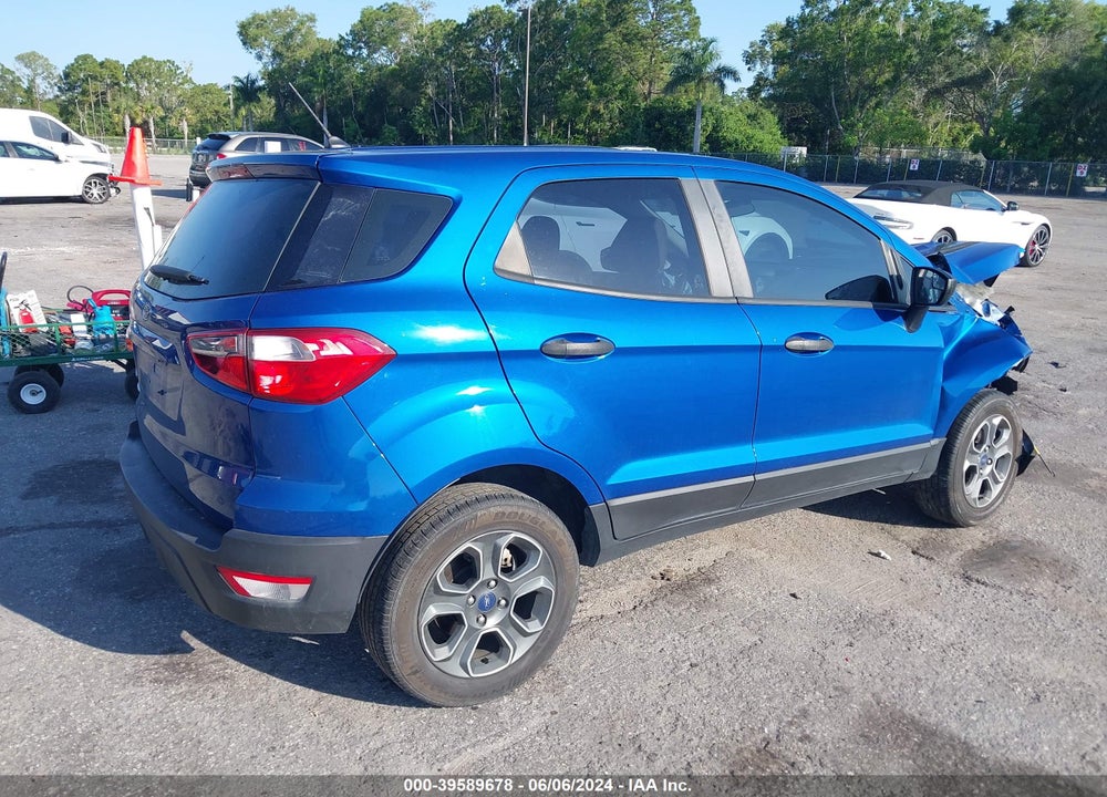2019 FORD ECOSPORT S VIN: MAJ3S2FE9KC294625