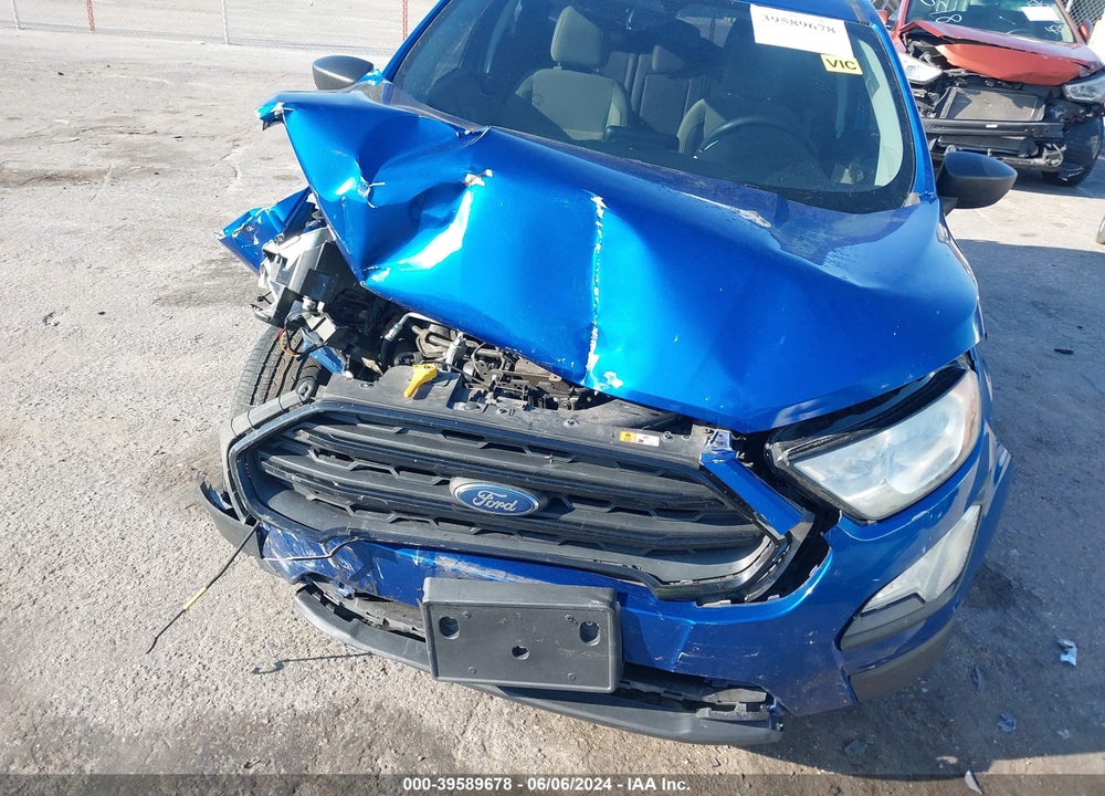 2019 FORD ECOSPORT S VIN: MAJ3S2FE9KC294625