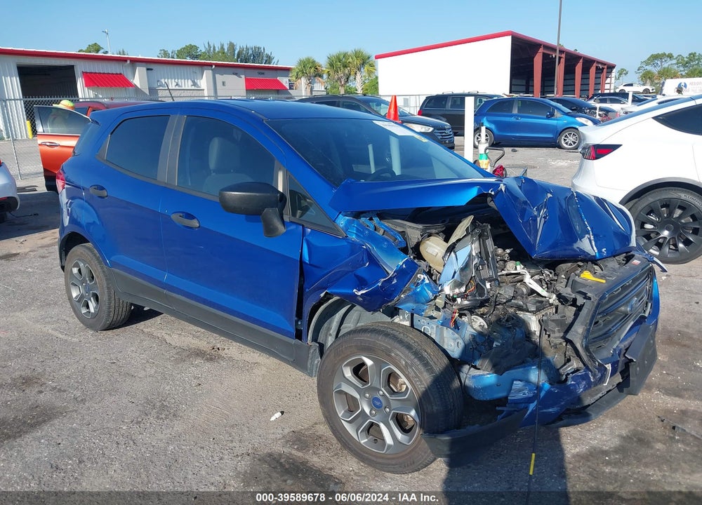 2019 FORD ECOSPORT S VIN: MAJ3S2FE9KC294625