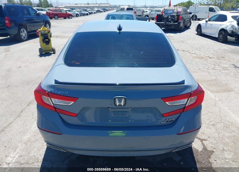 2022 HONDA ACCORD VIN: 1HGCV2F36NA018971