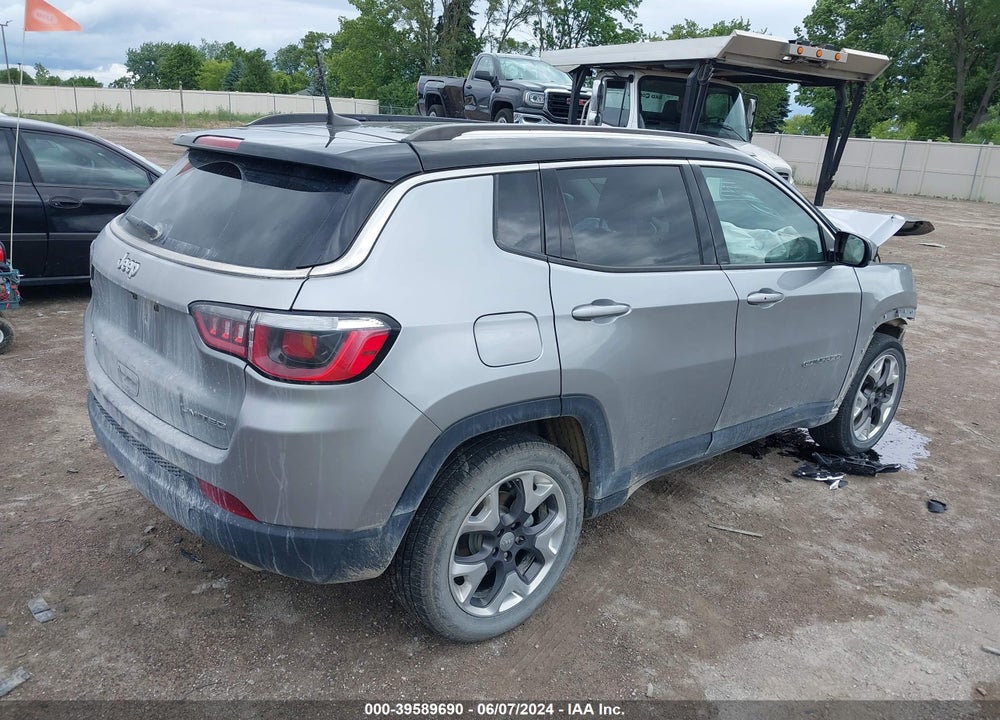 2018 JEEP COMPASS LIMITED 4X4 VIN: 3C4NJDCB8JT354778