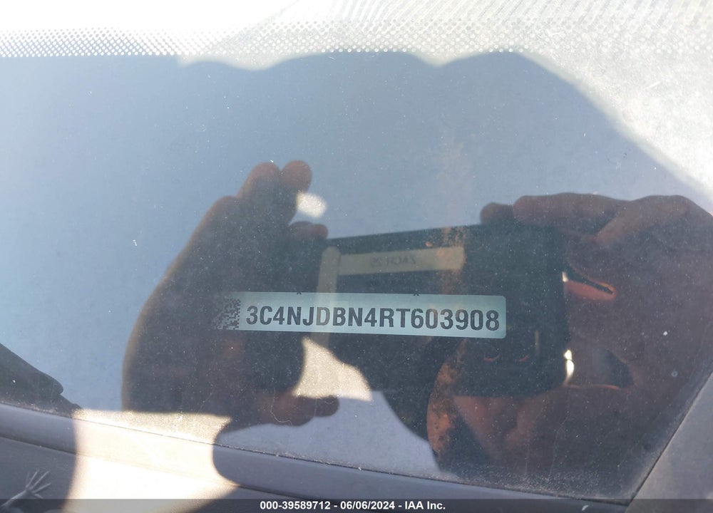 2024 JEEP COMPASS LATITUDE 4X4 VIN: 3C4NJDBN4RT603908