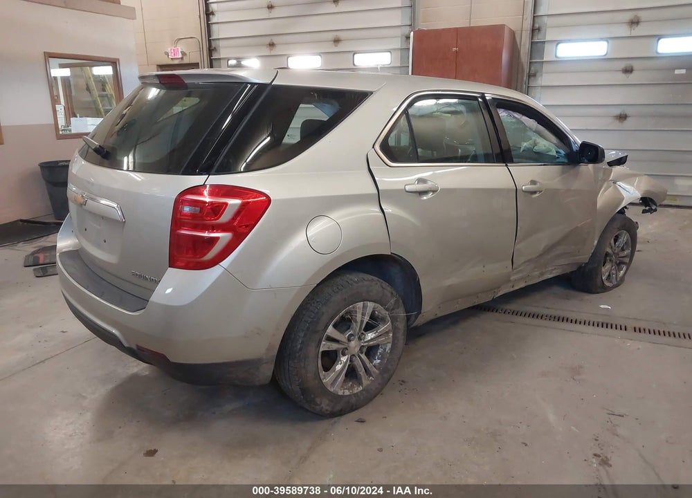 2016 CHEVROLET EQUINOX LS VIN: 1GNFLEEK9GZ106565