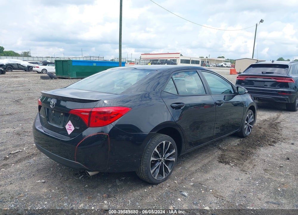 2019 TOYOTA COROLLA SE VIN: 5YFBURHE3KP872019