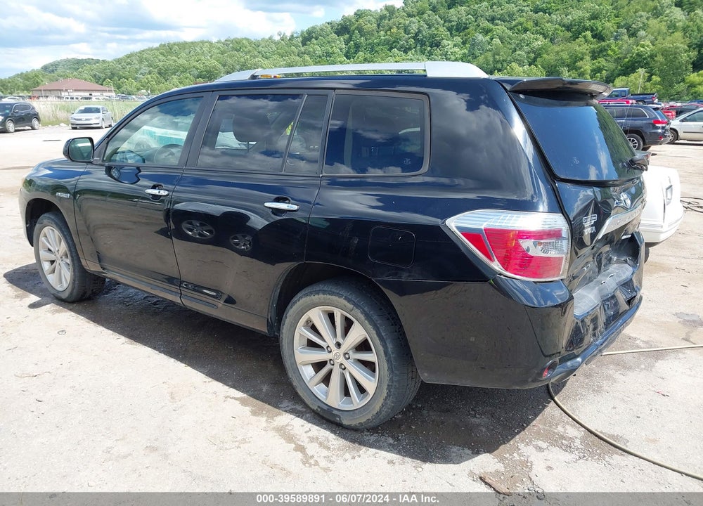 2008 TOYOTA HIGHLANDER HYBRID LIMITED VIN: JTEEW44A382009110