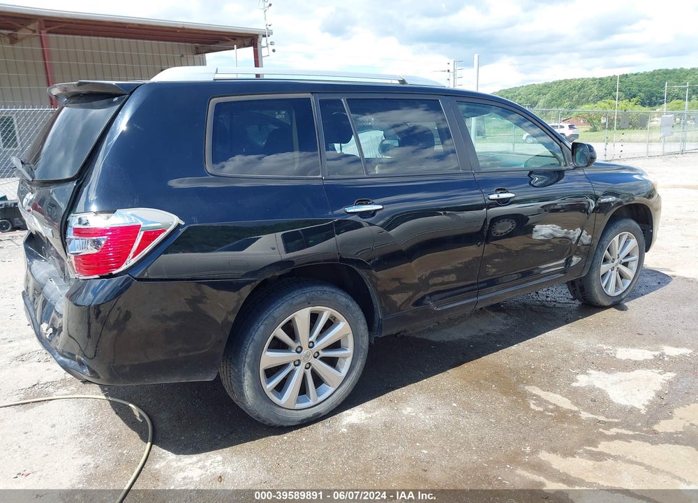2008 TOYOTA HIGHLANDER HYBRID LIMITED VIN: JTEEW44A382009110