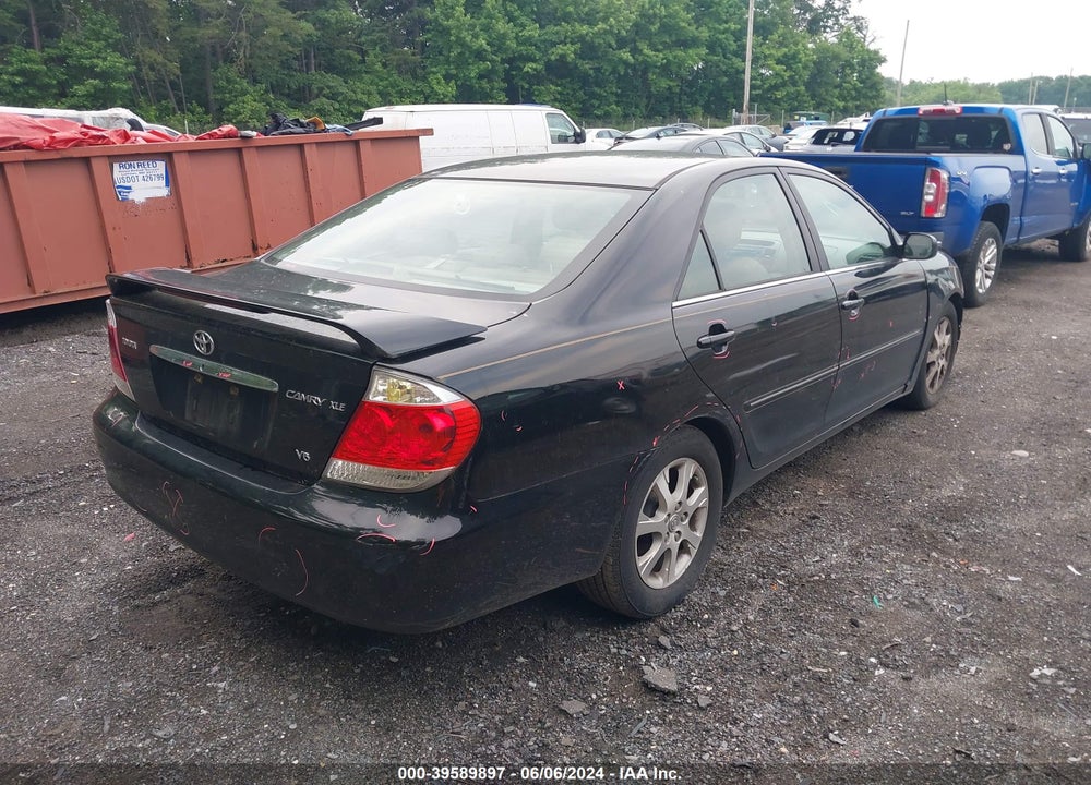 2006 TOYOTA CAMRY XLE V6 VIN: 4T1BF30K86U119065